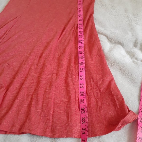 Toad&Co Women's Size Small Orange Windmere Fit and Flare Short Sleeve Dress - Picture 12 of 12